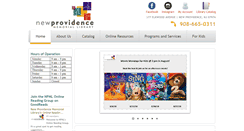 Desktop Screenshot of newprovidencelibrary.org